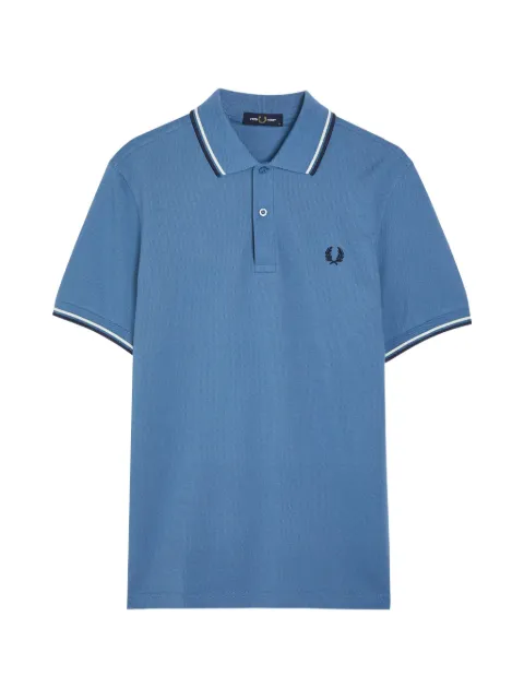 Fred Perry striped-detail polo shirt