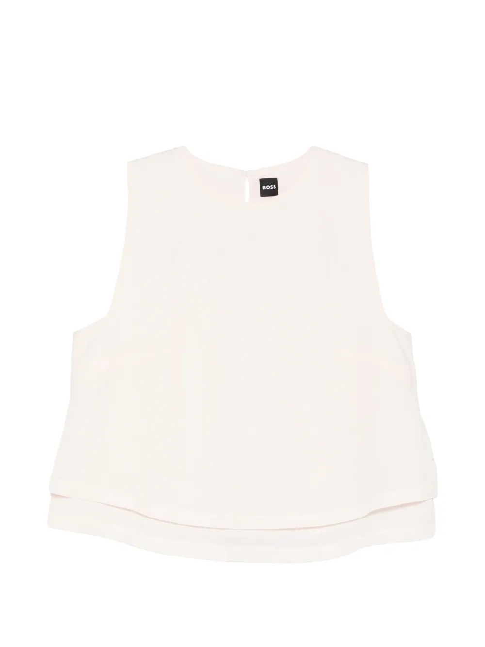 BOSS open-back layered top - Toni neutri