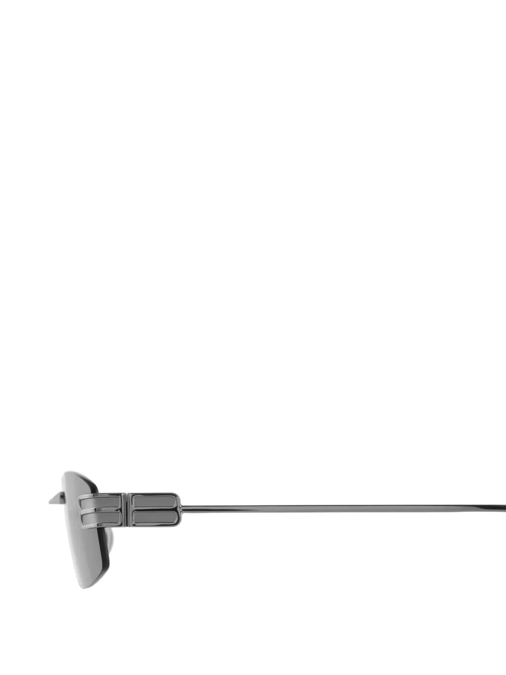  Balenciaga Rectangle-frame Sunglasses - Silver 