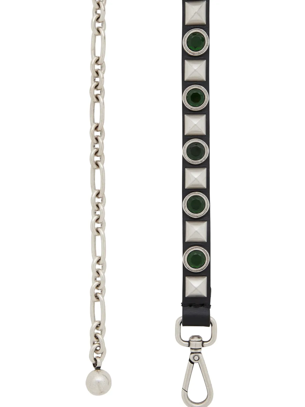  Etro Studded Chain Belt - Black 