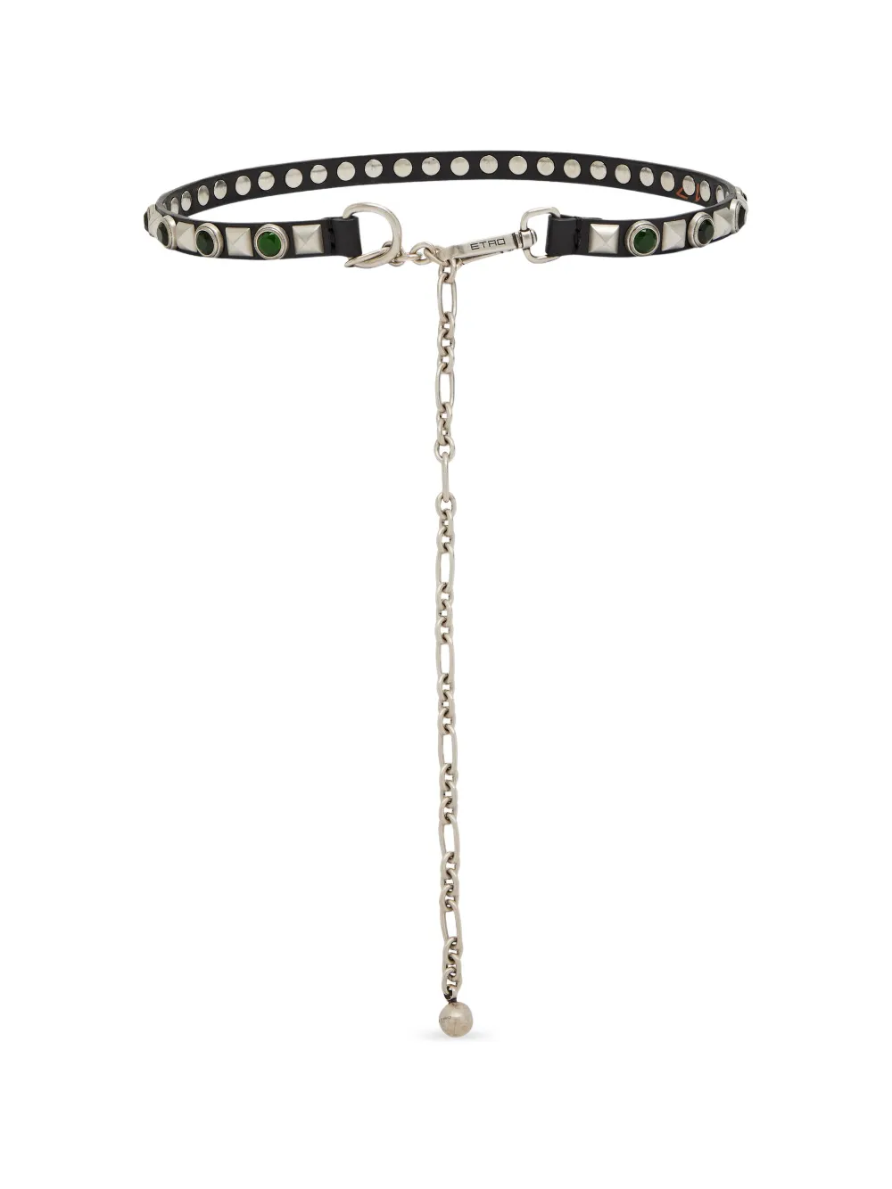 ETRO studded chain belt - Nero
