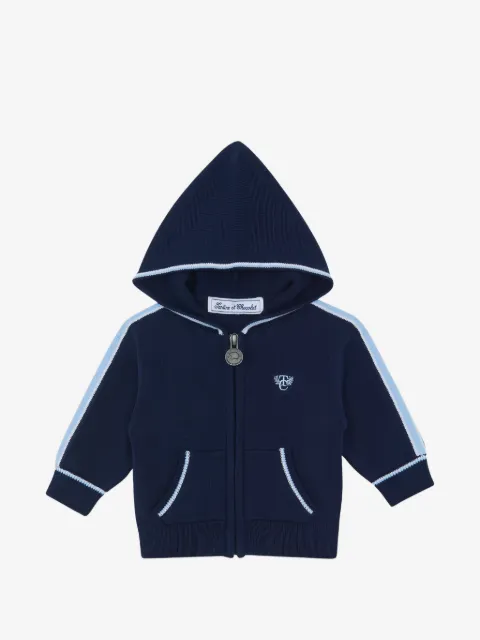 Tartine Et Chocolat hooded zip-up cotton jacket