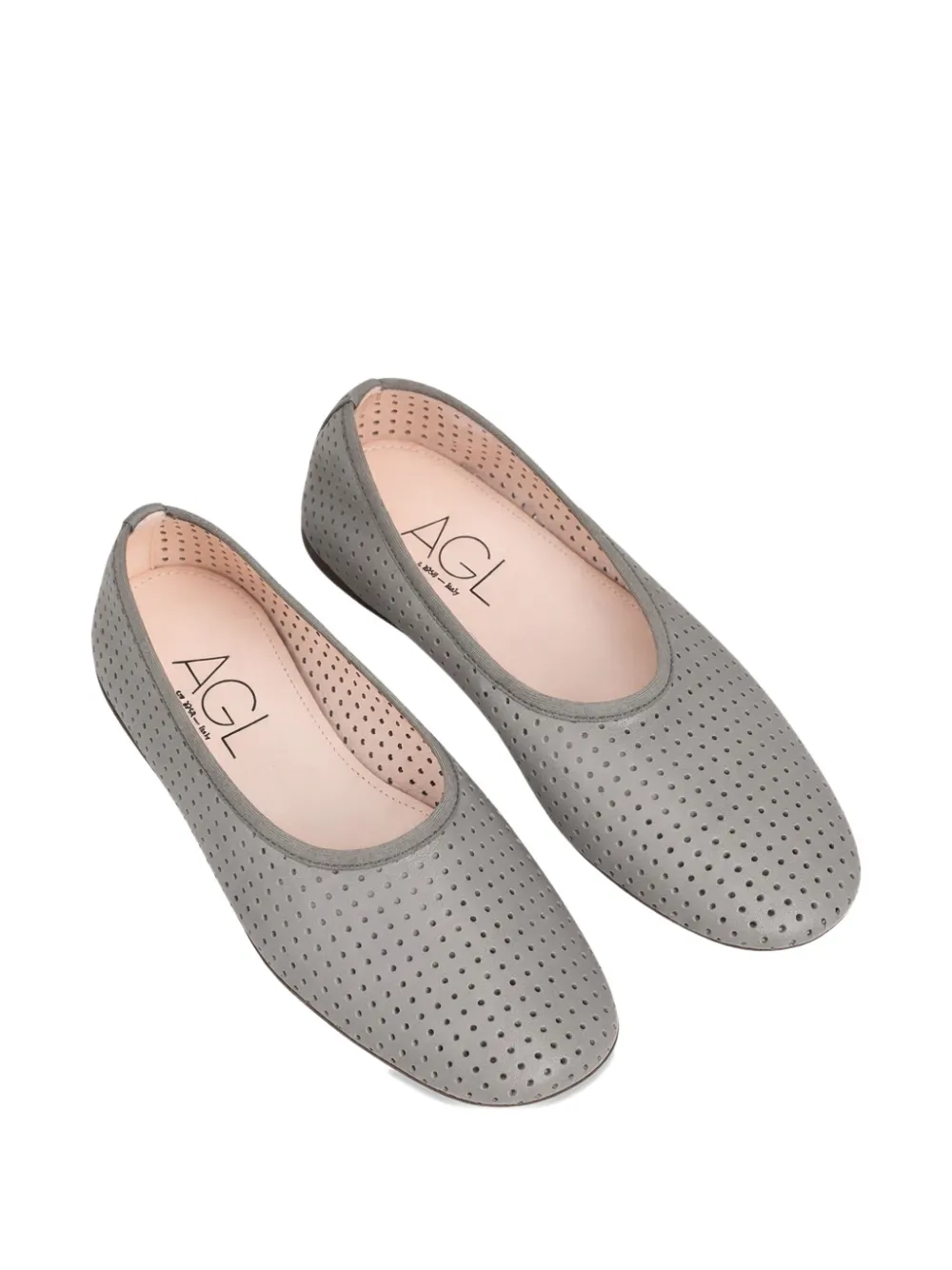 AGL Lucy geperforeerde pumps Grijs