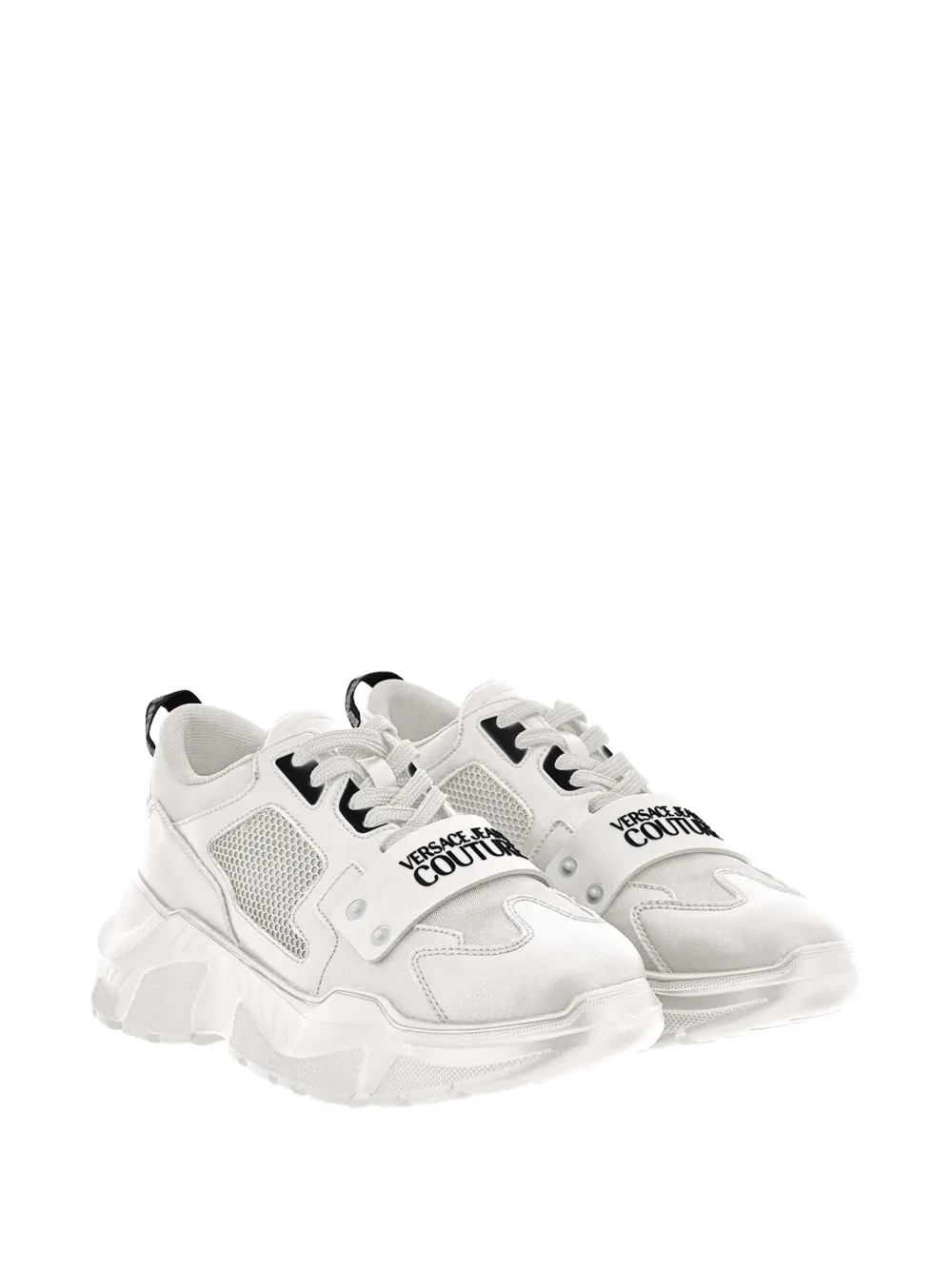 Versace Jeans Couture Sneakers met vlakken Wit