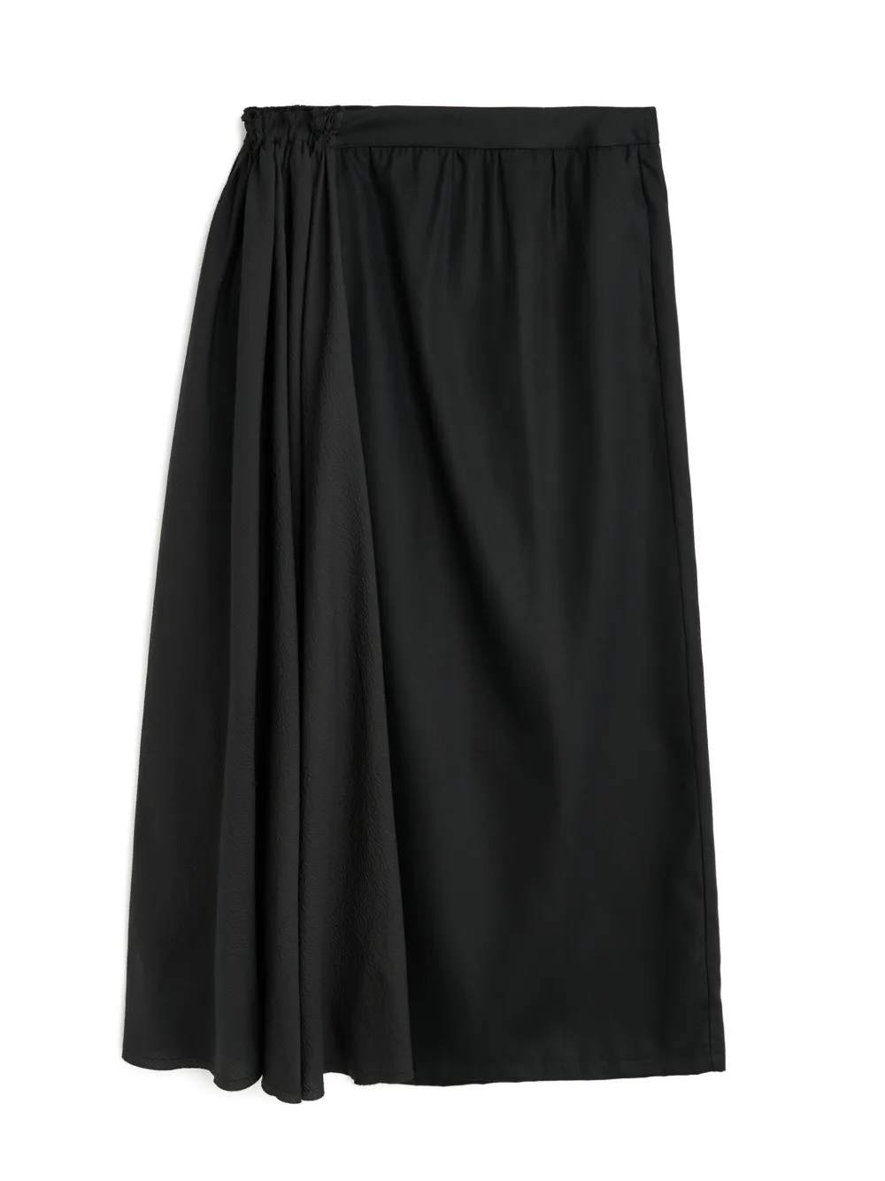  Our Legacy Draped Midi Skirt - Black 