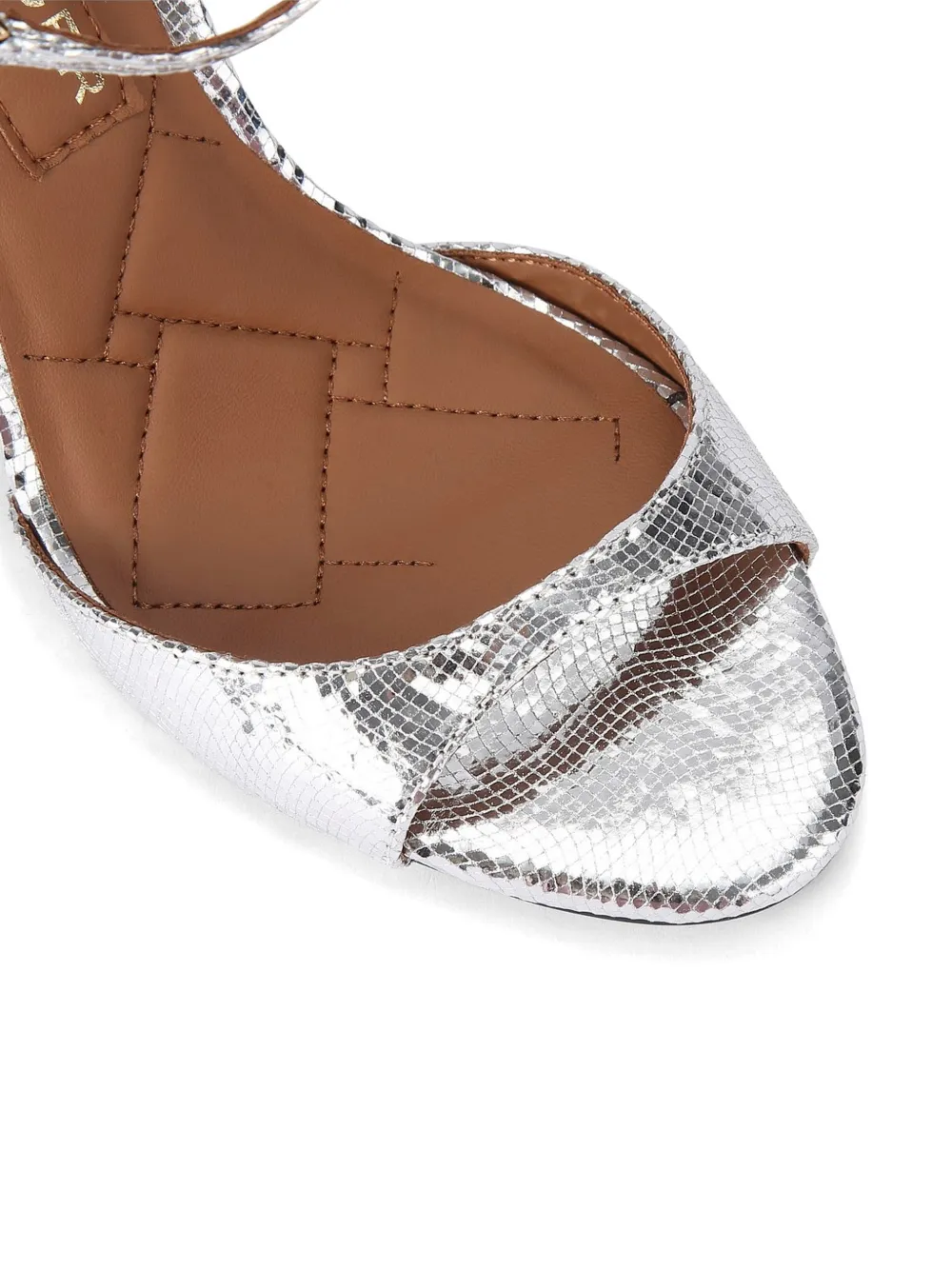 Kurt Geiger London Sandalen met enkelbandjes Zilver