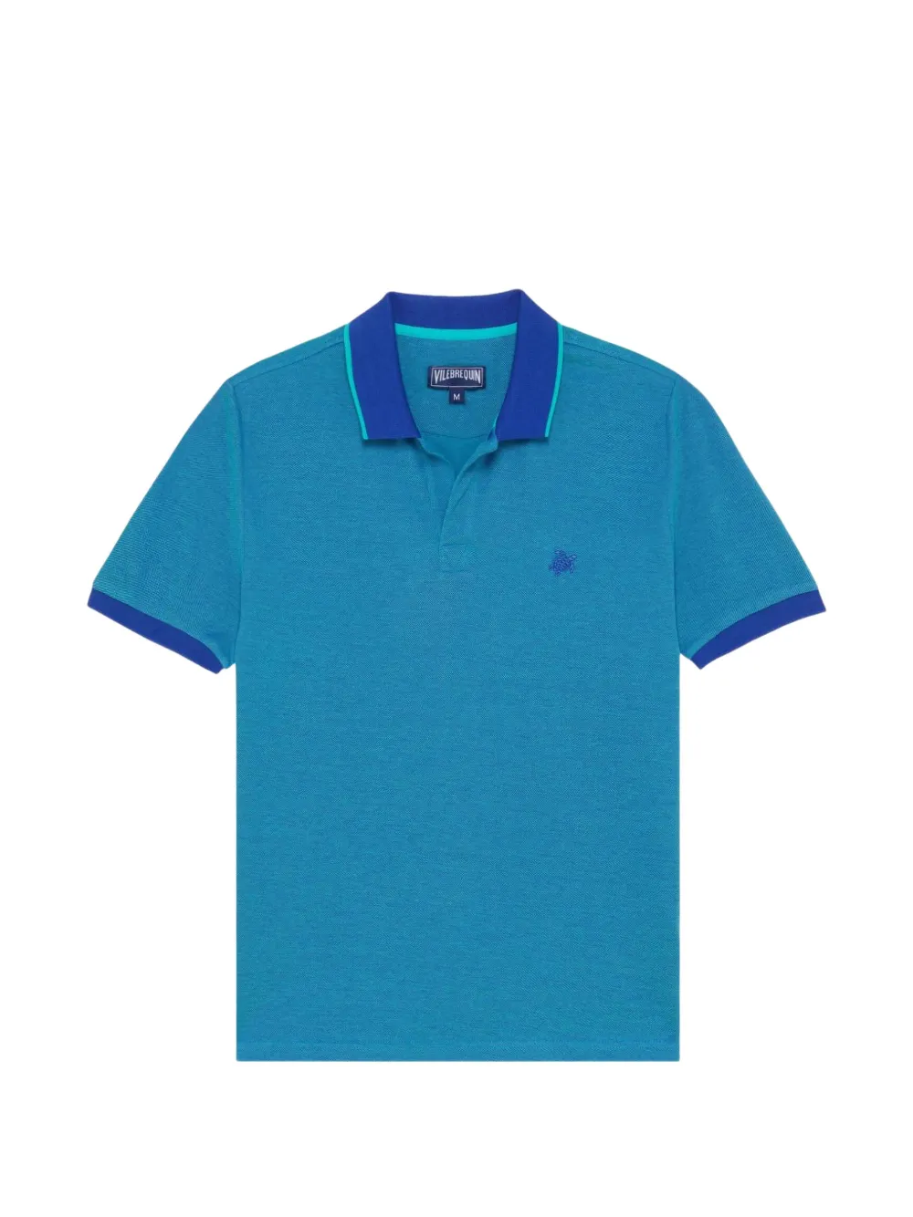 Vilebrequin logo-embroidered polo shirt - Blau