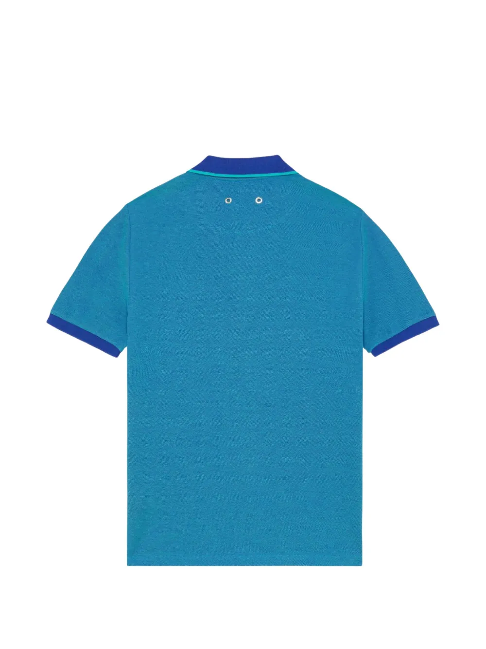Vilebrequin logo-embroidered polo shirt Blauw