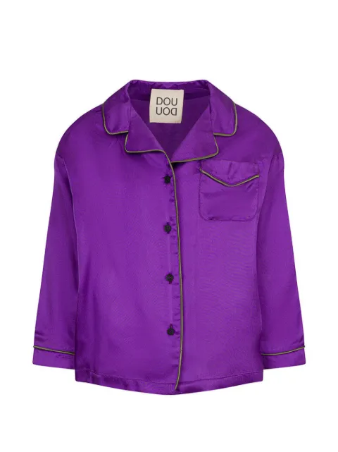 Douuod Kids chemise PJ à boutonnière