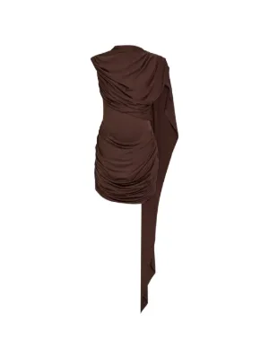 burgundy long cocktail dress Ali Burgundy Sweetheart Ruched Wrap Maxi Dress – Club L London main image 0