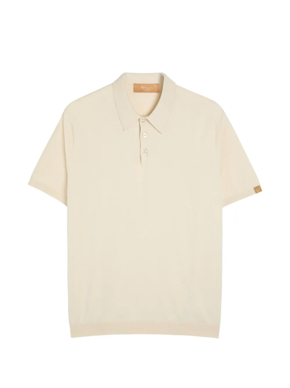 NOW YOU LIVE Pickwell button short-sleeve polo shirt - Toni neutri