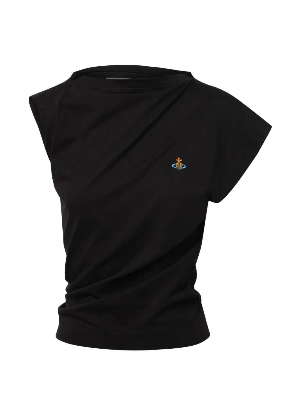 Vivienne Westwood Hebo logo-embroidered top - Schwarz