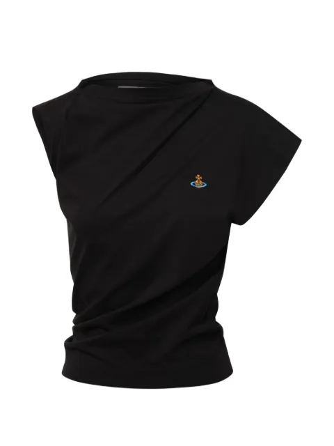 Vivienne Westwood Hebo logo-embroidered top