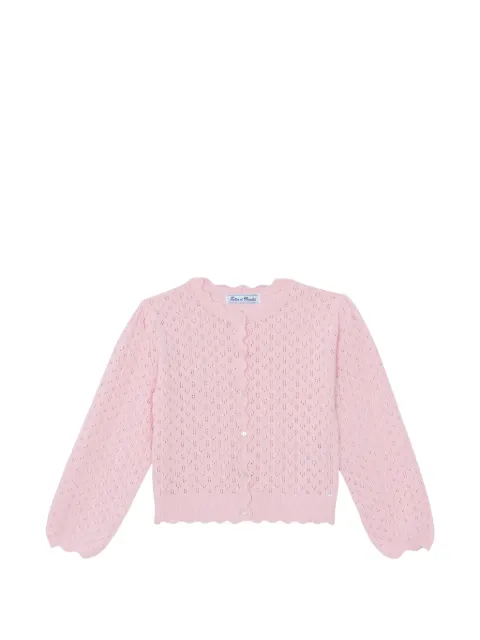 Tartine Et Chocolat long-sleeve knitted cotton cardigan