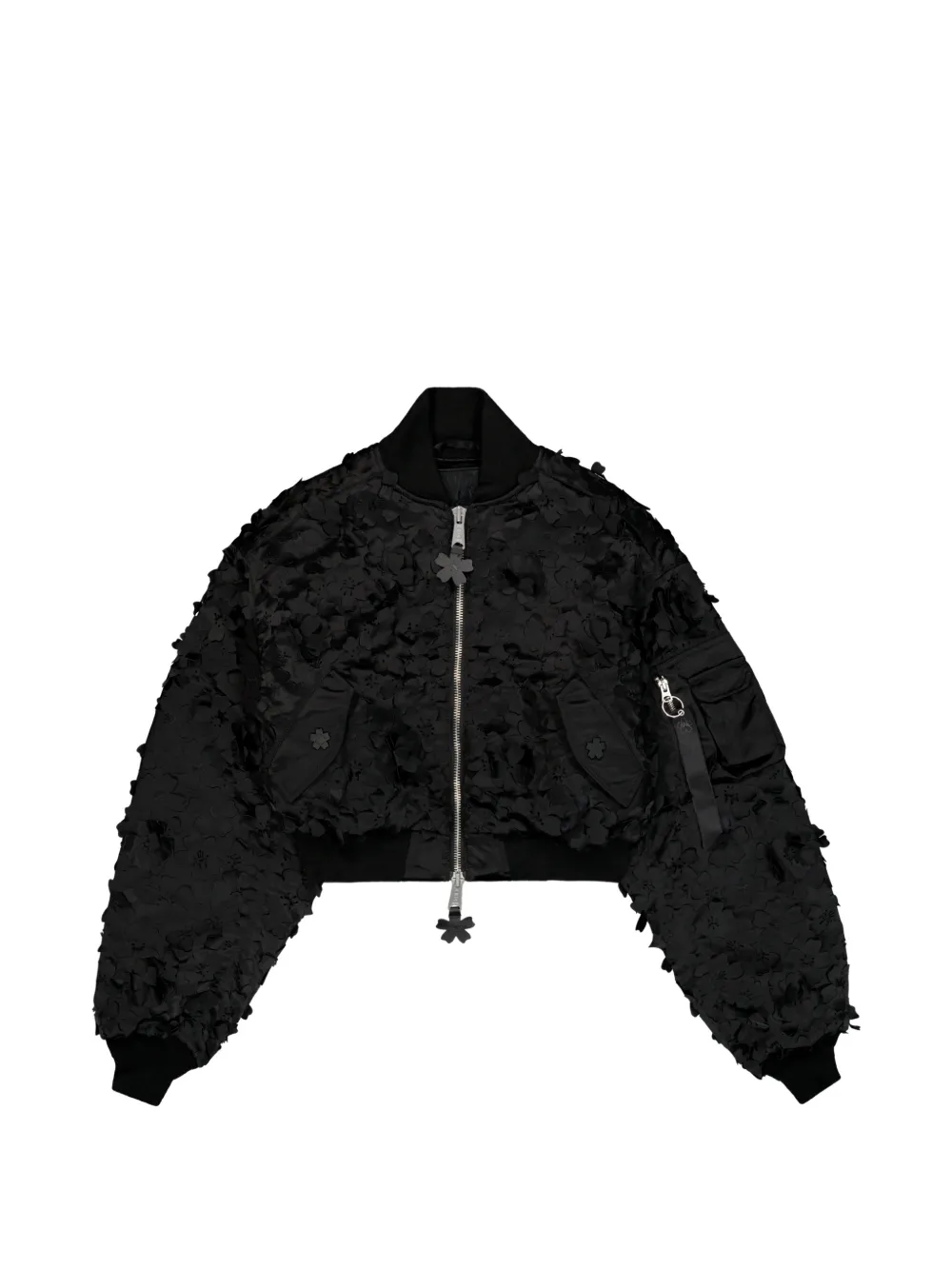 Cecilie Bahnsen x Alpha zip-fastening jacket - Nero