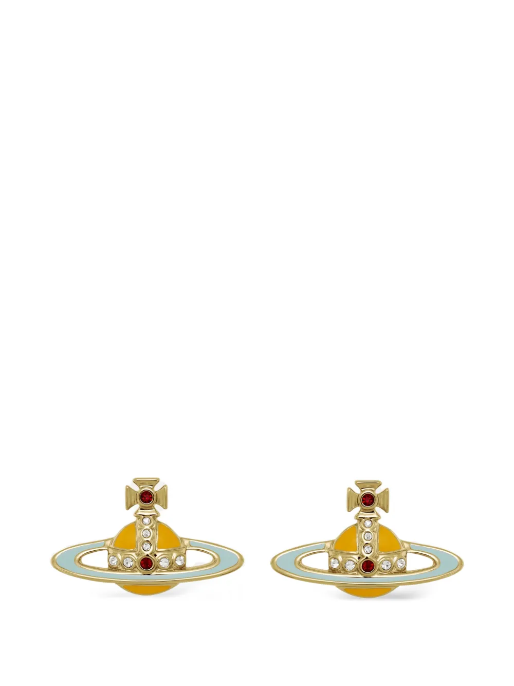 Vivienne Westwood small Neo Bas Relief earrings - Oro