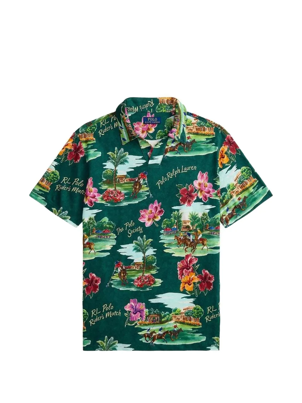 Polo Ralph Lauren floral print polo shirt - Verde