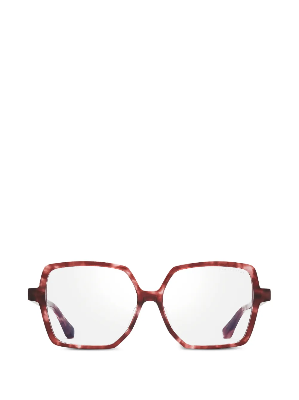 Dita Eyewear Imprynt oversized-frame glasses - Rot