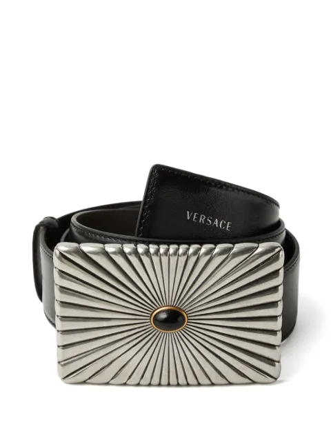 Versace rectangular-buckle belt