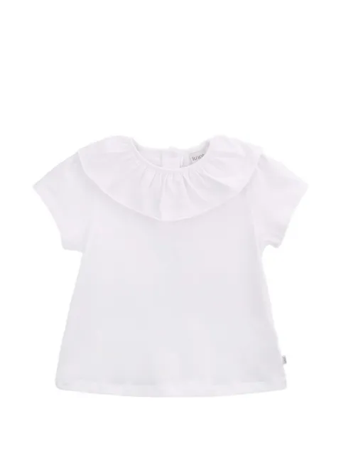 Knot Louise ruffled-collar T-shirt
