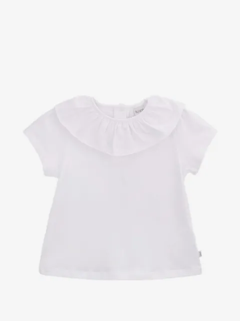 Knot Louise ruffled-collar T-shirt