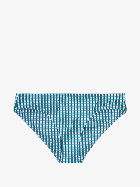 nounou Missy checked bikini bottons