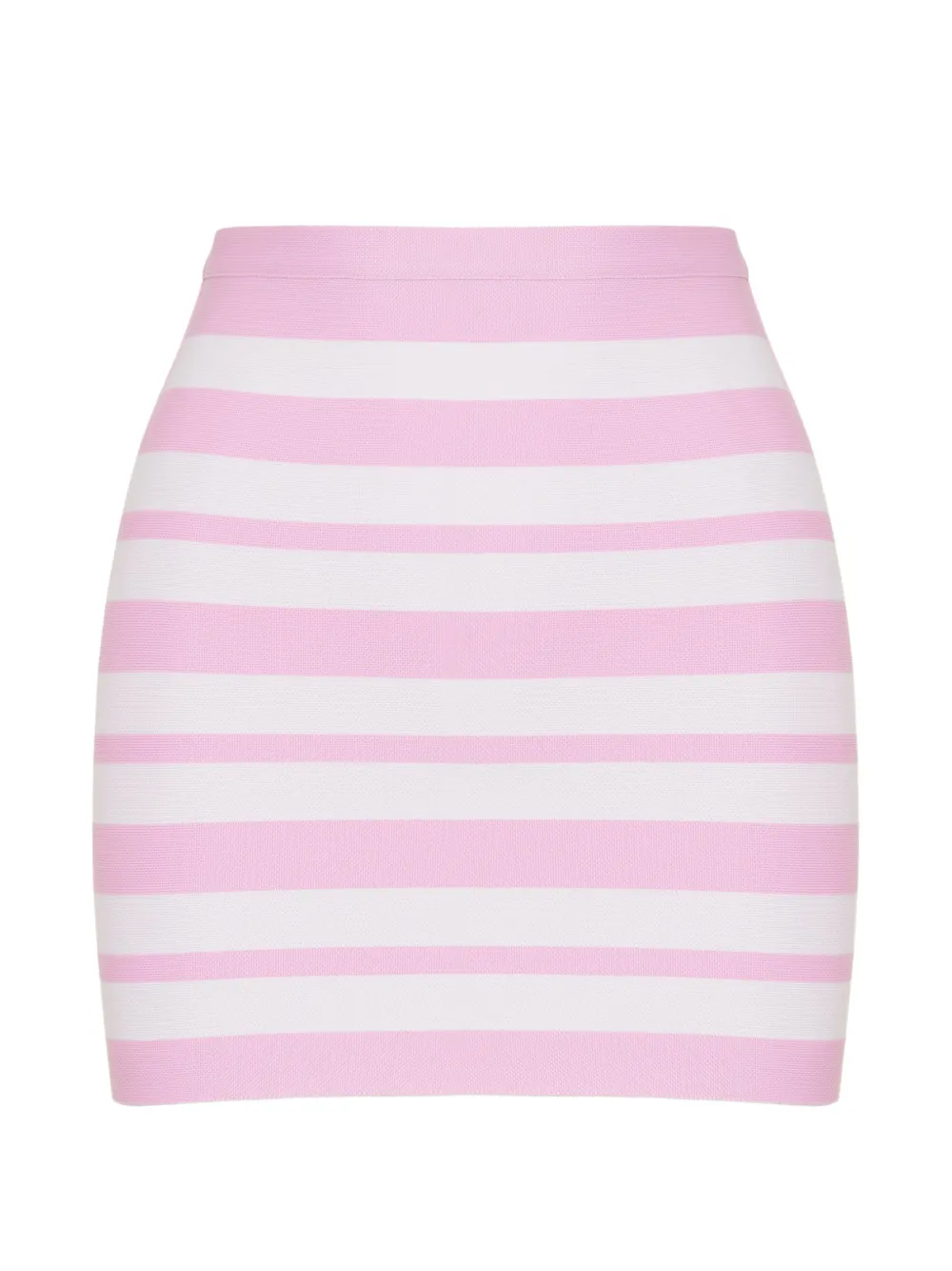 Herve Leger The Spotlight striped mini skirt - Rosa