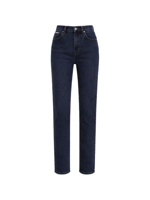 Calvin Klein mom-fit straigt-leg logo jeans