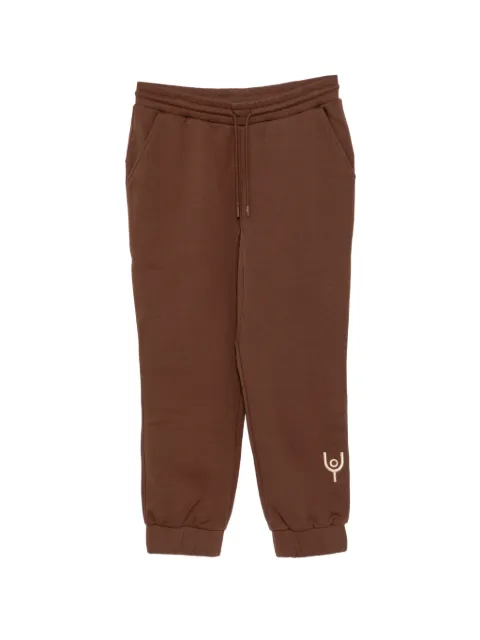 LIVE logo-embroidered track pants 