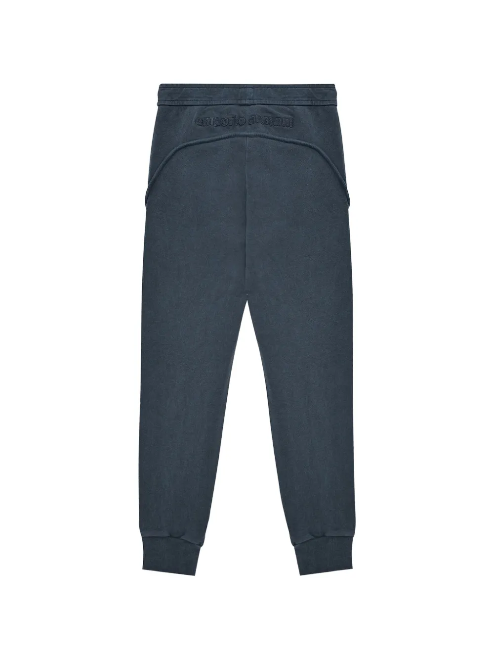 Emporio Armani Kids Trainingsbroek met trekkoord Blauw