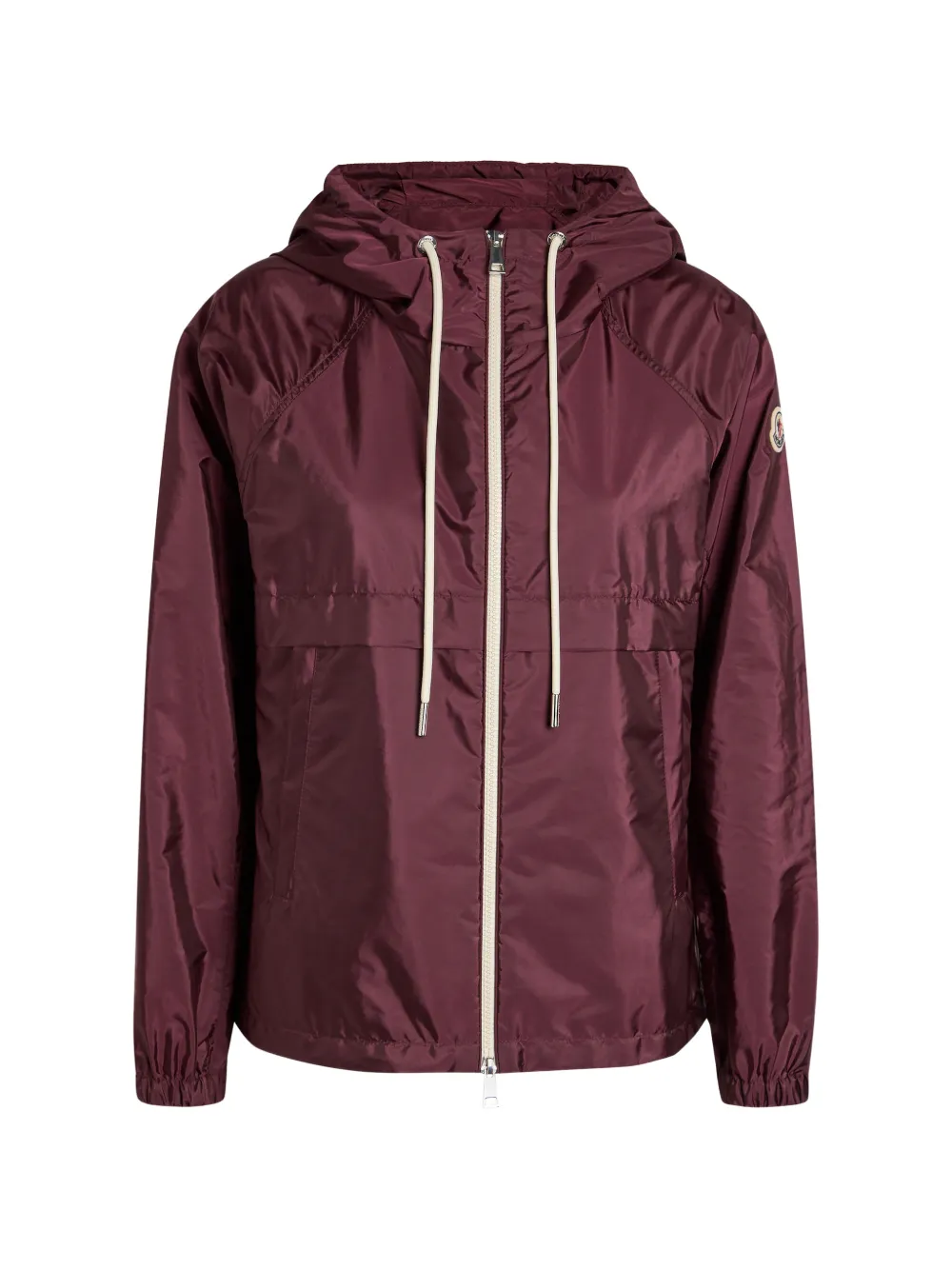 Red Drawstring Jacket Moncler Drawstring Hooded Jacket | Red | FARFETCH