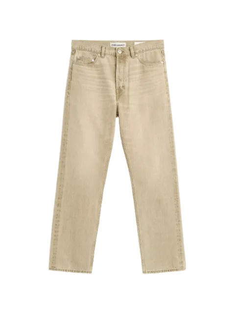 OUR LEGACY First Cut straight-leg cotton trousers