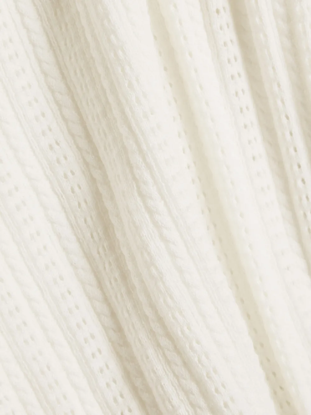  Paige Ruffled Knitted Top - Neutrals 