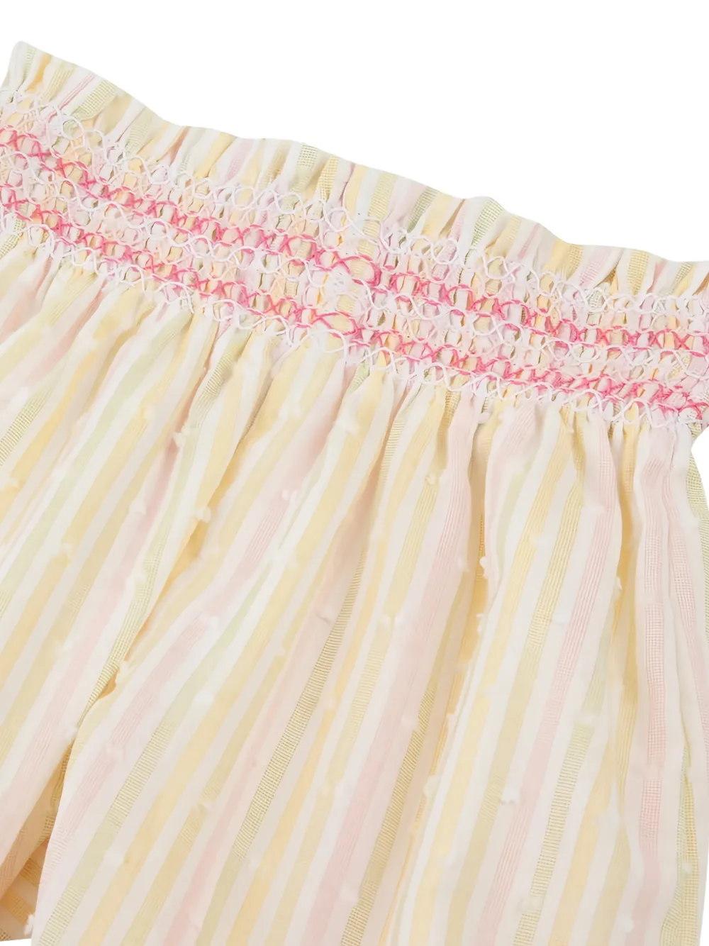 Tartine Et Chocolat Gestreepte katoenen broek Beige