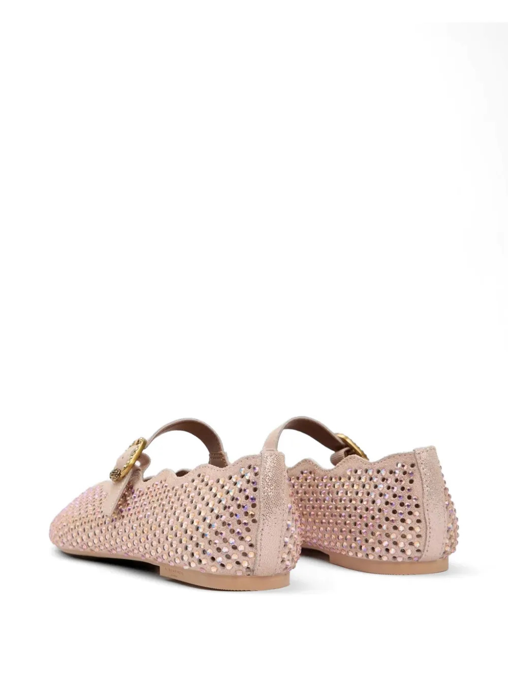 Kurt Geiger London buckle embellished flats Roze