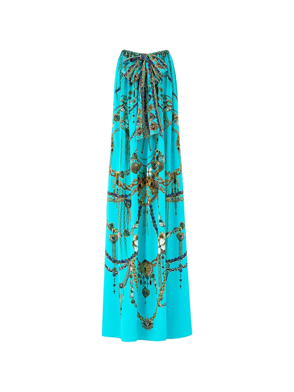 Camilla Totems And Treasures drawstring midi dress - Blu