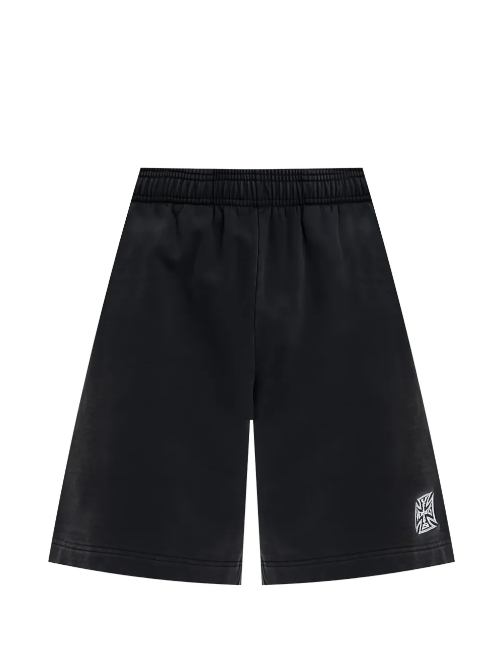 VETEMENTS embroidered shorts - Nero