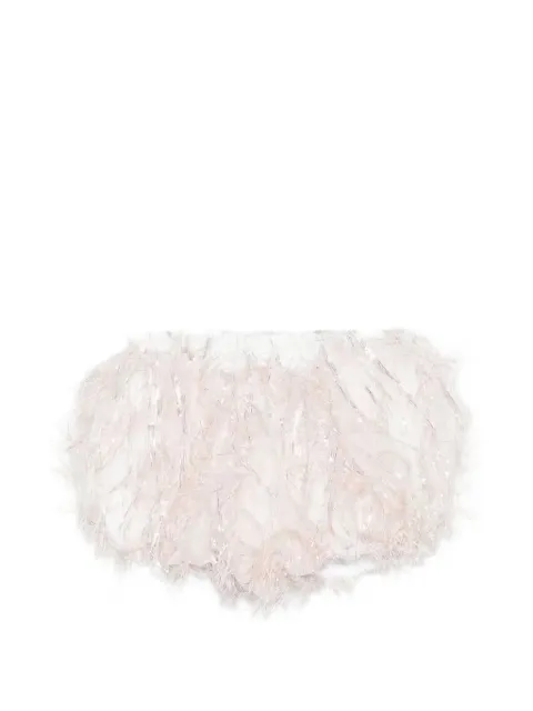 alapage fringed elasticated-waistband shorts