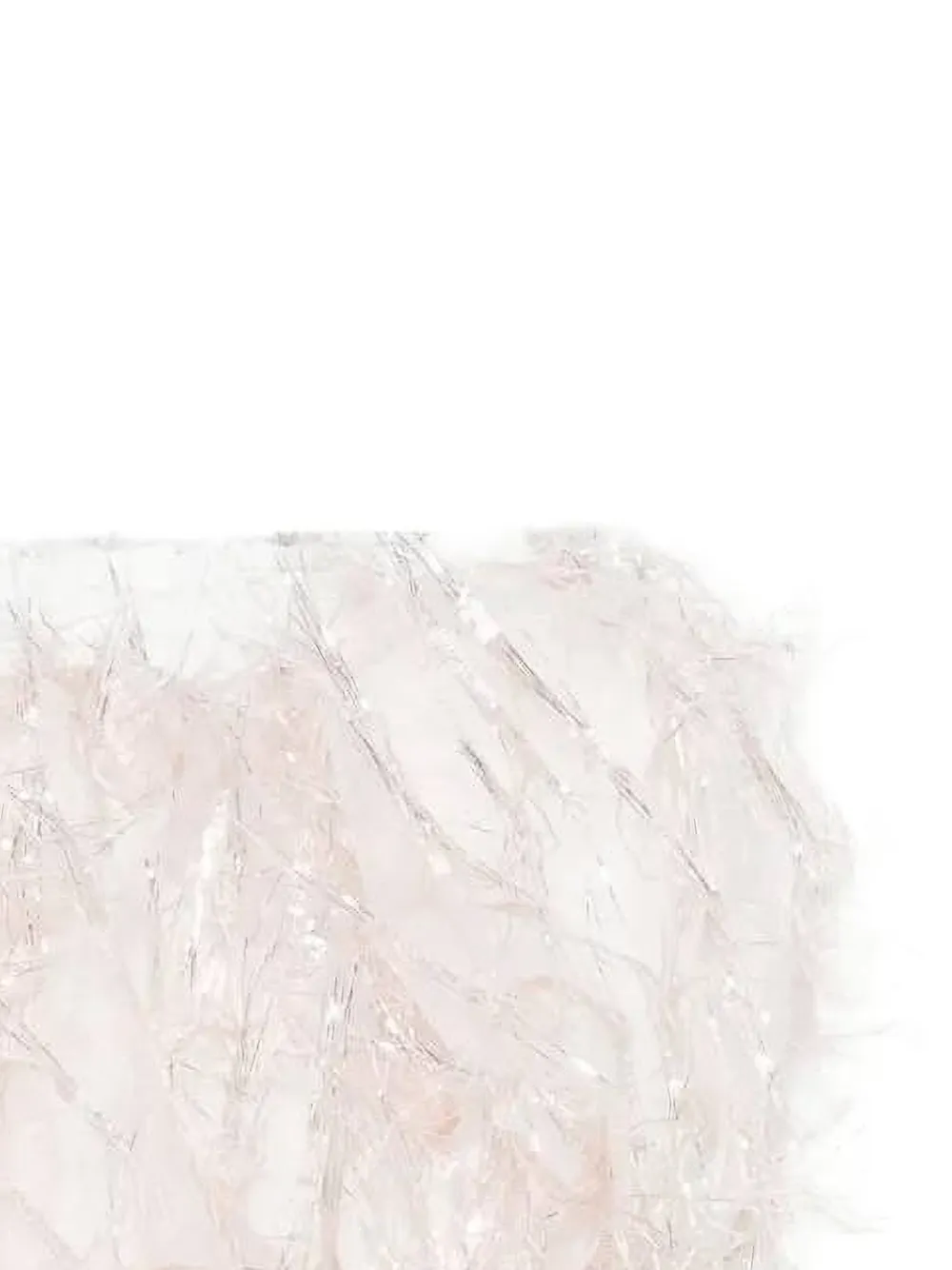  Alapage Fringed Elasticated-waistband Shorts - Pink 