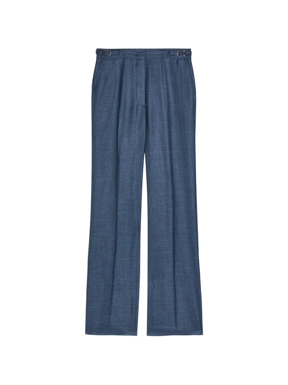 Gabriela Hearst buckle-detail trousers - Blu