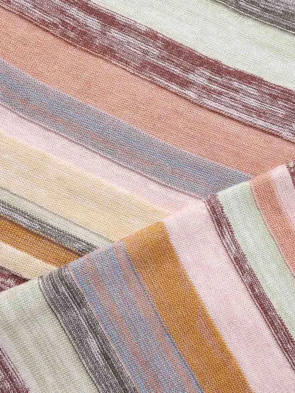  Zimmermann Luna Mouline Striped Midi Skirt - Pink 