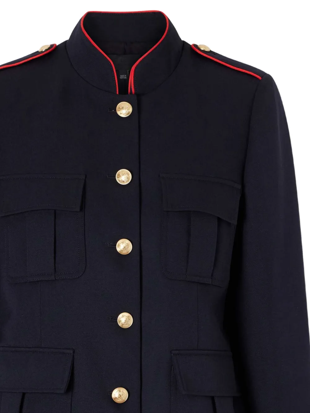 Nili Lotan Front Flap-pocket Jacket - Blue 