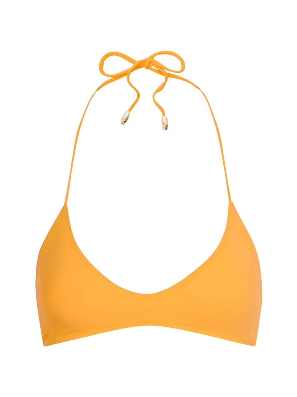 nounou Elfie tie-halter bikini top - Giallo