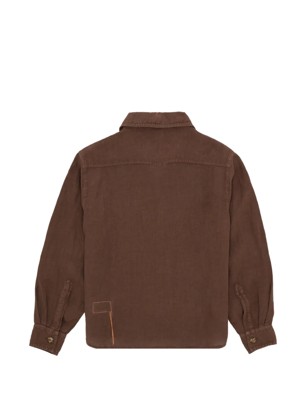 Fortela Bia Chest-pocket Shirt in Brown, view 2