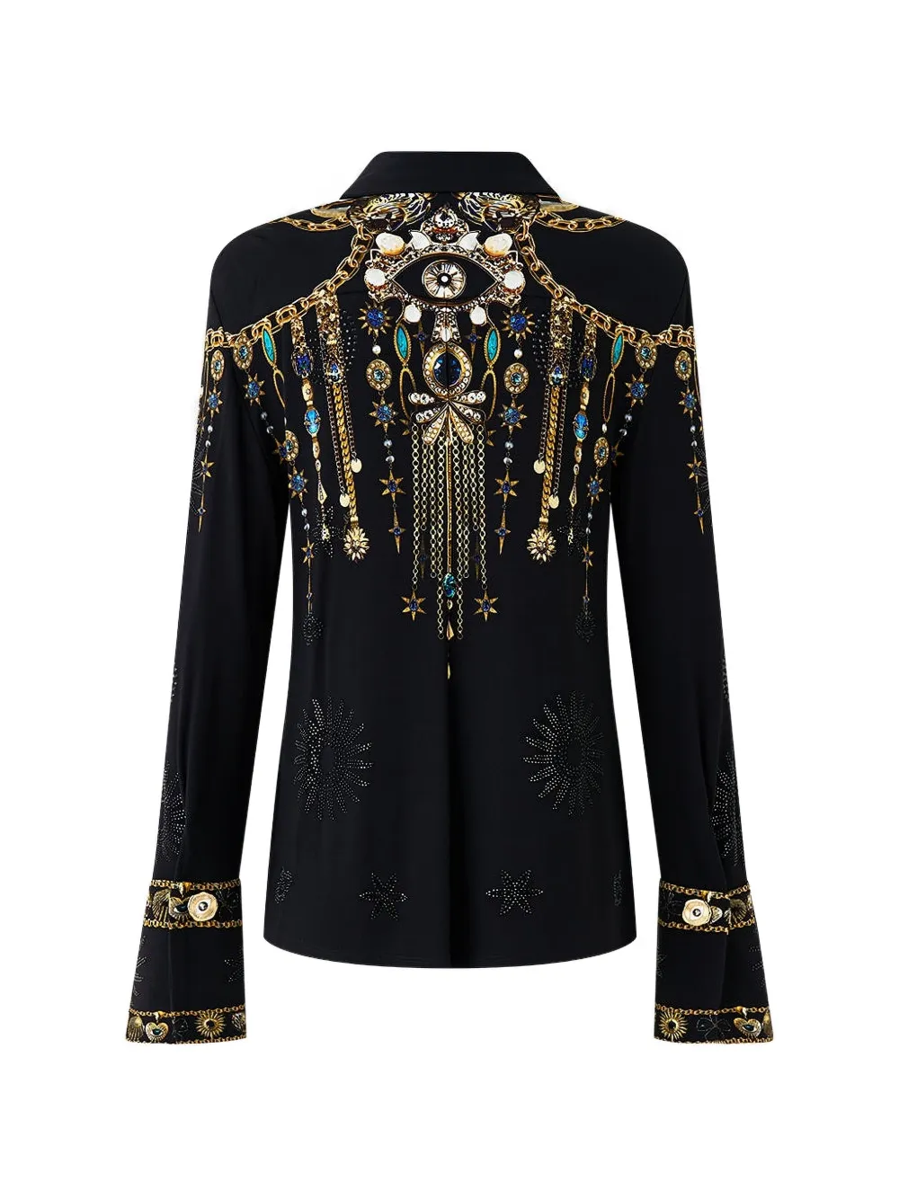  Camilla Amulets And Alchemy Fitted Shirt - Black 