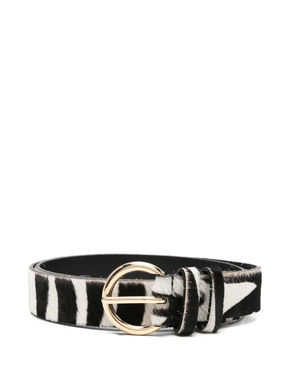 Max Mara Talbero animal-print belt - Weiß