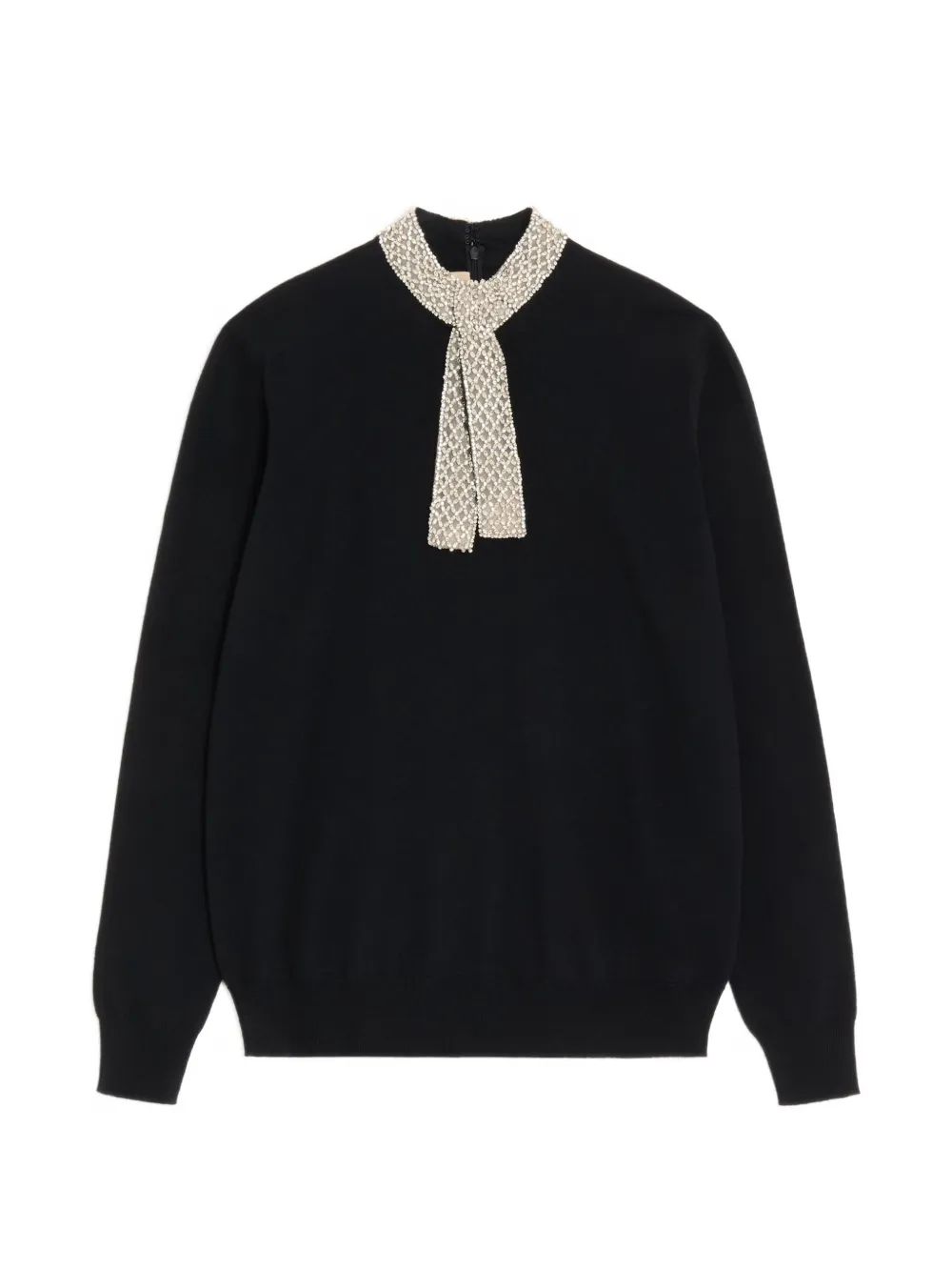 Valentino Garavani embroidered wool sweater - Nero