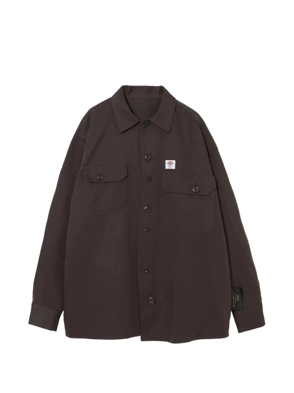 Undercover x Dickies button-down pocket-details shirt - Marrone