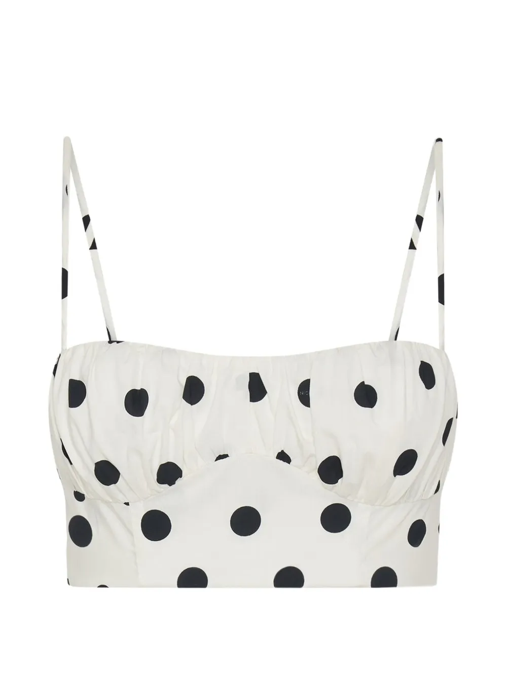Nicholas Yulia polka-dot top - Bianco