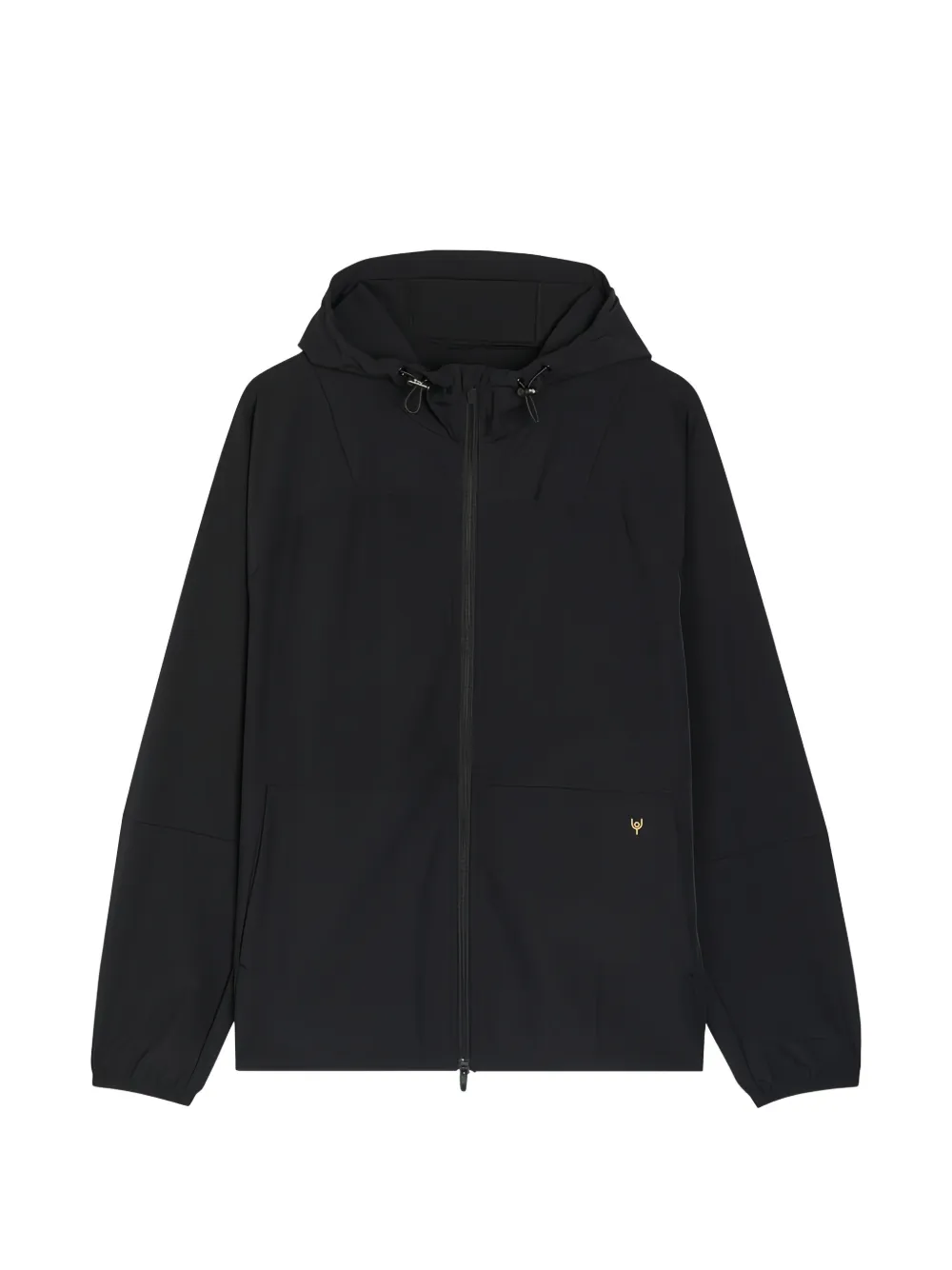 NOW YOU LIVE Overton logo-detail hooded jacket - Nero